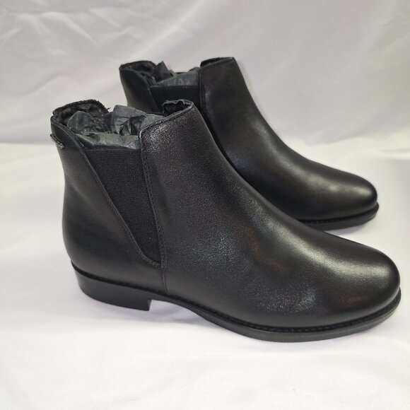 IGI&CO 4682500 Nappa soft/Nero Ankle Boot in Black Leather, Women's US size 5.5 - Picture 1 of 9